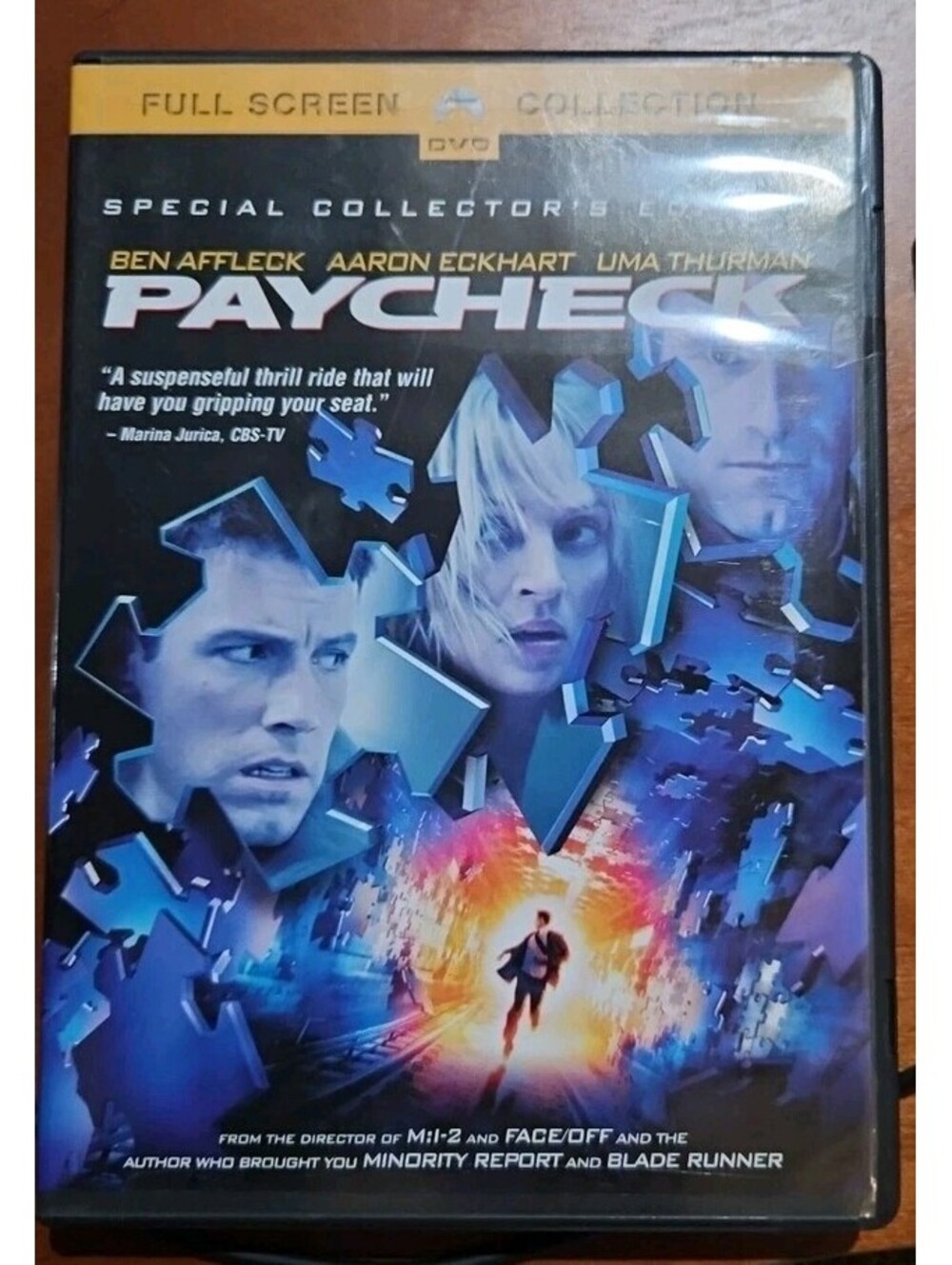 Paycheck (DVD, 2003) Brand New